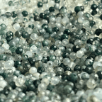 The Guide Crystals Moss Agate Triple Dew Drop Crystal Earring Charms